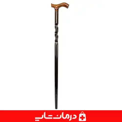 عصای چوبی کد 06 چوب سفید عصا پیاده روی سالمندان