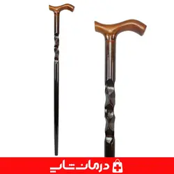 عصای چوبی کد 06 چوب سفید عصا پیاده روی سالمندان