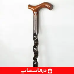 عصای چوبی کد 06 چوب سفید عصا پیاده روی سالمندان