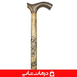 عصای چوبی کد 05 چوب سفید عصا پیاده روی سالمندان جنس چوبی