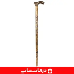 عصای چوبی کد 05 چوب سفید عصا پیاده روی سالمندان جنس چوبی