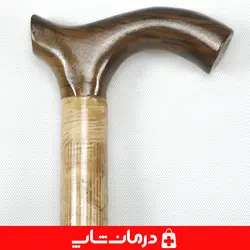 عصای چوبی کد 05 چوب سفید عصا پیاده روی سالمندان جنس چوبی