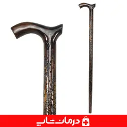 عصا چوبی کد 02 جنس چوب سفید عصای پیاده روی سالمندان