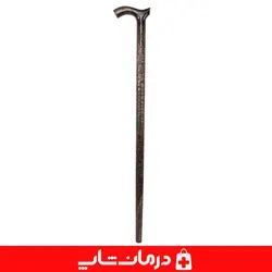 عصا چوبی کد 02 جنس چوب سفید عصای پیاده روی سالمندان