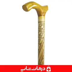 عصا چوبی کد 01 جنس چوب سفید عصا چوبی پیاده روی سالمندان