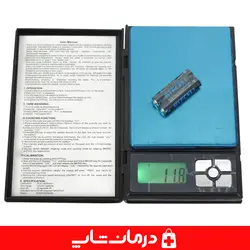 ترازو جیبی دقیق نوت بوک 2000 گرمی ترازو دیجیتال تاشو notebook