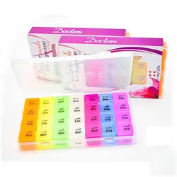 جعبه قرص روزانه و هفتگی دکتر مد یادآور قرص روزانه و هفتگی