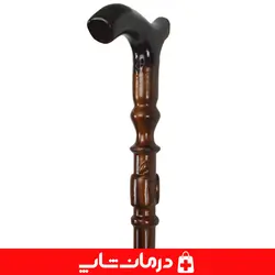 عصای چوبی کد 09 چوب گردو عصا پیاده روی چوبی