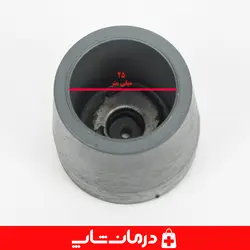 پاشنه عصا ۲۵ میلیمتر پاشنه واکر لاستیک ته عصا