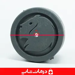 پاشنه عصا ۲۵ میلیمتر پاشنه واکر لاستیک ته عصا