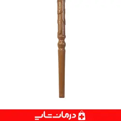 عصا چوبی سالمند چوب گردو عصای پیاده روی چوبی طرحدار طرح المپیک