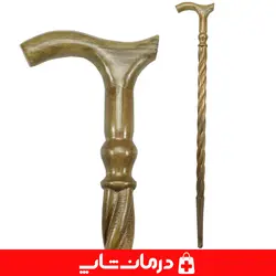 عصا چوبی طرحدار چوب گردو عصای پیاده روی چوبی
