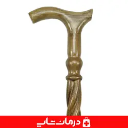عصا چوبی طرحدار چوب گردو عصای پیاده روی چوبی