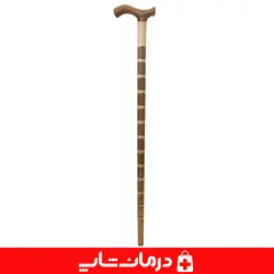 عصای چوبی کد 11 عصا چوبی سامندی عصا پیاده روی چوب سفید
