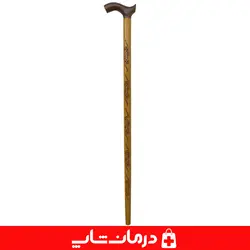 عصا چوبی کد 15 چوب سفید عصاچوبی پیاده روی سالمندان