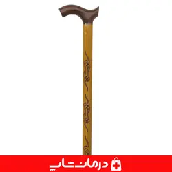 عصا چوبی کد 15 چوب سفید عصاچوبی پیاده روی سالمندان