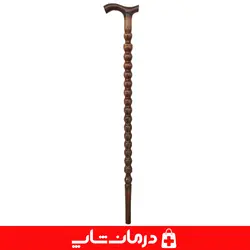 عصا چوبی کد 14 چوب گردو عصای چوبی پیاده روی سالمندان