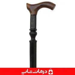عصا چوبی کد 12 چوب سفید عصای چوبی پیاده روی سالمند