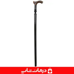 عصا چوبی کد 12 چوب سفید عصای چوبی پیاده روی سالمند