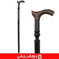 عصا چوبی کد 12 چوب سفید عصای چوبی پیاده روی سالمند