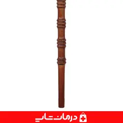 عصای چوبی کد 13 چوب گردو عصا چوبی طرحدار سالمند