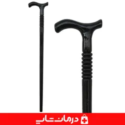 عصا چوبی کد 16 جنس چوب سفید عصای چوبی شیک عصا پیاده روی سالمند