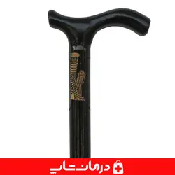 عصای چوبی کد 17چوب سفید 93 سانت عصا چوبی پیاده روی