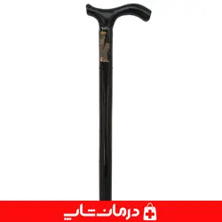 عصای چوبی کد 17چوب سفید 93 سانت عصا چوبی پیاده روی