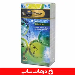 کاندوم خاردار شیاردار کلایمکس کاندوم تاخیری 12 عددی اسانس لیمو نعنا