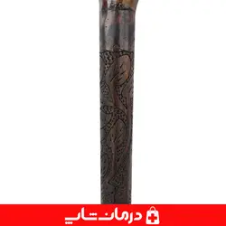 عصاچوبی طرحدار 93 سانت جنس چوب سفید عصا چوبی پیاده روی کد 21