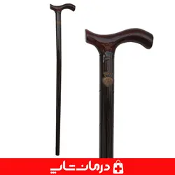 عصا چوبی ساده ارتفاع 93 جنس چوب سفید عصای چوبی کد 20