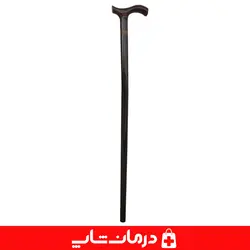 عصا چوبی ساده ارتفاع 93 جنس چوب سفید عصای چوبی کد 20