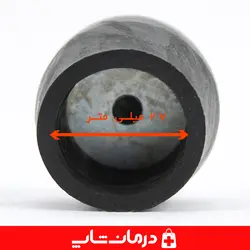 پاشنه واکر فلزی 27 میلی متر پاشنه واکر آلومینیومی لاستیک ته عصا