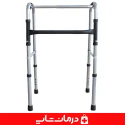 واکر تاشو آلومینیومی ساده واکر حلزونی قابل تنظیم