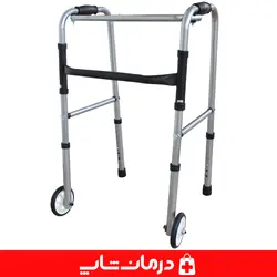 واکر چرخدار تاشو آلومینیومی قابل تنظیم واکر حلزونی چرخدار