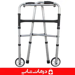 واکر چرخدار تاشو آلومینیومی قابل تنظیم واکر حلزونی چرخدار