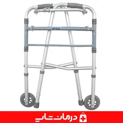واکر تاشو چرخدار ایپکا ipka واکر چرخ دار حلزونی تاشو آلومینومی قابل تنظیم