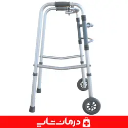 واکر تاشو چرخدار ایپکا ipka واکر چرخ دار حلزونی تاشو آلومینومی قابل تنظیم