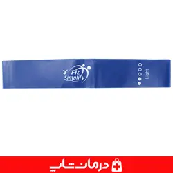 کش پیلاتس لاتکس باند بسه 5 عددی کش لوپ fit simplify