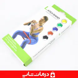 کش پیلاتس لاتکس باند بسه 5 عددی کش لوپ fit simplify