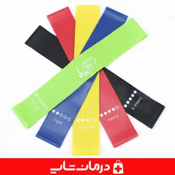 کش پیلاتس لاتکس باند بسه 5 عددی کش لوپ fit simplify
