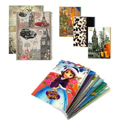 دفتر 80 برگ طلقی فنری با کاغذ 70 گرم