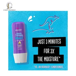 نرم کننده 3 دقیقه ای عمیق داخل حمام برند Aussie حجم 236میل Aussie 3 Minute Miracle Moist Deep Conditioner