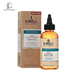 روغن قبل حمام و رشد مو دکتر میراکل Dr. Miracle’s Feel It Formula, Strengthen Daily Moisturizing Gro Oil
