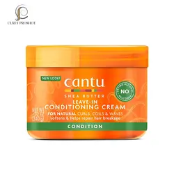 نرم کننده بعد حمام شی باتر کنتو Cantu Leave in Conditioning Cream with Shea Butter