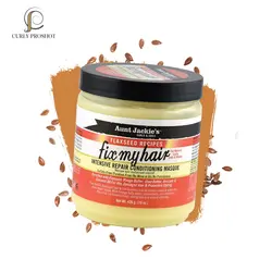 ماسک مو داخل حمام بذر کتان آنت جکیز Aunt Jackies fix my hair