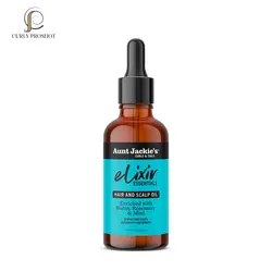 روغن الکسیر مو و کف سر بیوتین و رزماری آنت جکیز Aunt Jackies Elixir Essentials Biotin & Rosemary Hair & Scalp Oil 59ml