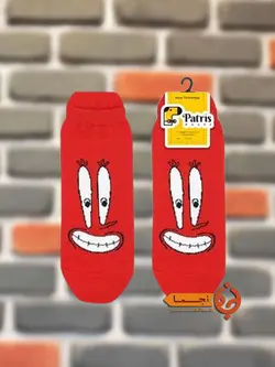 جوراب مچی نخی طرح آقای خرچنگ کد jmp20
