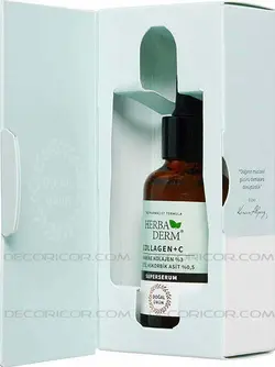 سرم جوانساز کلاژن و ویتامین C برند Herbaderm 30ML