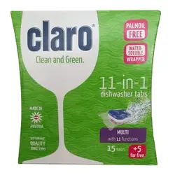 قرص ماشین ظرفشویی کلارو بسته 20 عددی